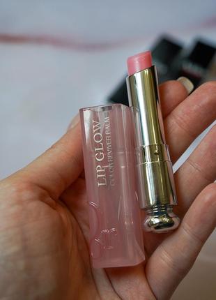 Бальзам для губ диор dior addict lip glow 001 pink