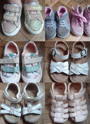 Пакет обувы для девочки 22-23 лот обуви для девочки1 фото