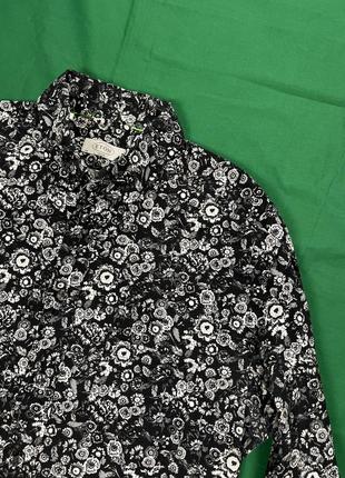 Eton floral printed shirt классическая хлопковая рубашка в цветочный принт этон3 фото