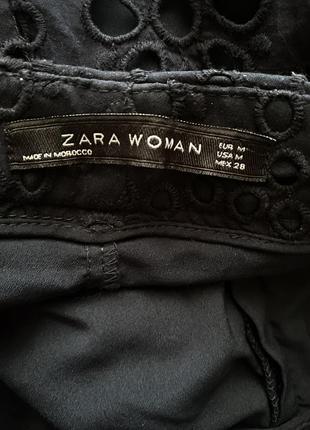 Брюки з хлопкового мережива zara4 фото