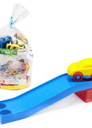 Іграшка дитяча "різнобарвна дорога", 33 деталі1 фото