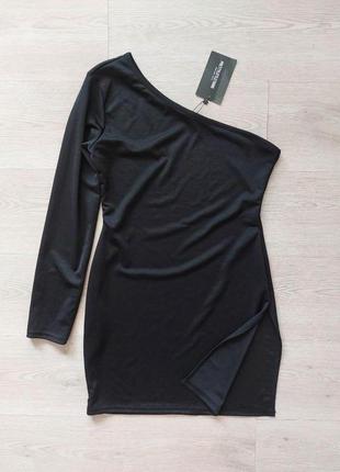 Новое платье черная мини, размер 14 по бирке, лучше на m (12/38)1 фото