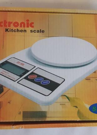 Весы кухонные elictronic kitchen scale sf-400 10 кг.