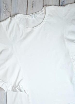 💥1+1=3 шикарная белая женская блуза блузка primark, размер 48 - 505 фото