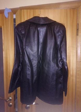 Кожаный пиждак