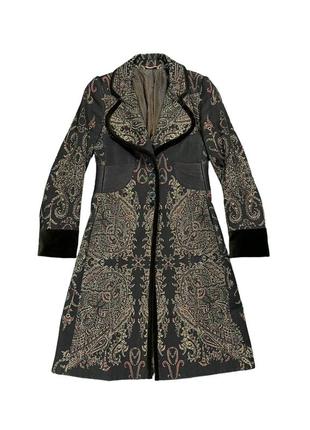 Etro milano paisley coat хлопковый плащ с вышивкой этро милано1 фото