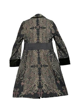 Etro milano paisley coat хлопковый плащ с вышивкой этро милано2 фото