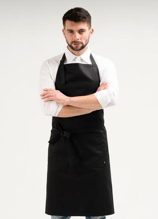 Фартух latte подовжений чорний vsetex3 фото