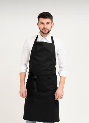 Фартух latte подовжений чорний vsetex2 фото