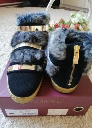 Натуральные ботинки nobrand осень-зима, стиль casual, размер 38. португалия.3 фото