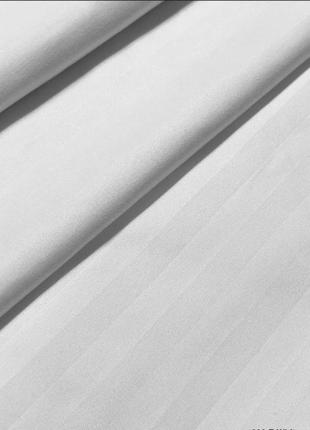 Однотонна постільна білизна  страйп сатин8 фото