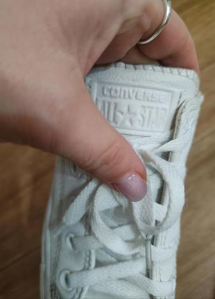 Шкіряні кеди converse6 фото