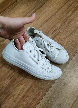 Шкіряні кеди converse