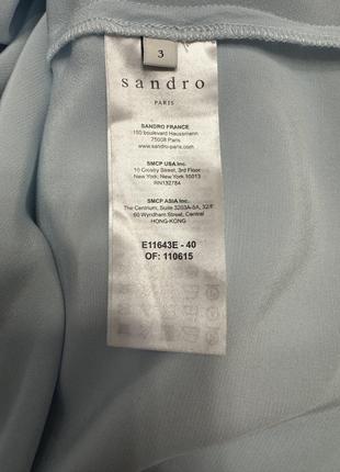 Крутая стильная блуза. 12 рр. премиум бренд sandro. франция.8 фото