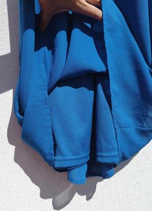 Элегантное красивое синее платье camaieu10 фото