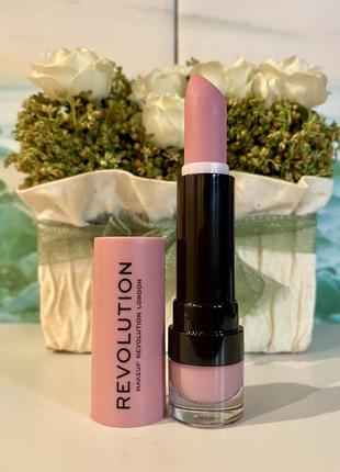 Британія 🇬🇧 матова губна помада 💄 makeup revolution matte lipstick 💄 violet тон 143