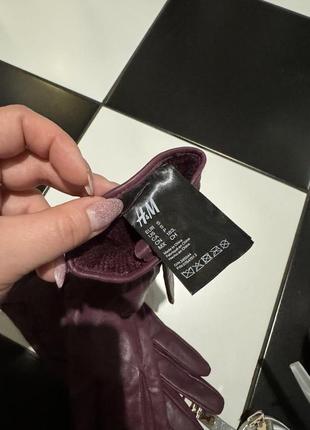 Шкіряні рукавички h&m premium quality6 фото