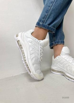 Кроссовки женские nike air max 97 plus white