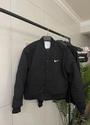 Bomber stussy x nike u nrg reversible m-l | бомбер, куртка стуся2 фото