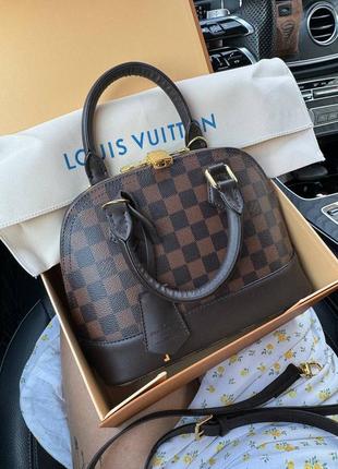 Сумка шкіра louis vuitton alma premium  арт. 92038  • розміри: 30х19х11 • один відділ  • матеріал: ш