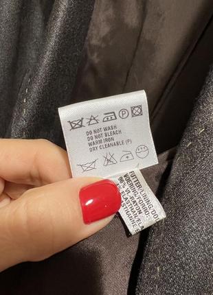Пиджак из шлифованной шерсти3 фото