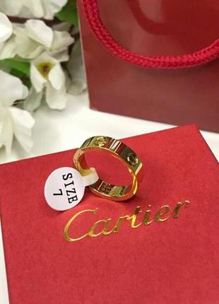 Брендовое кольцо cartier love