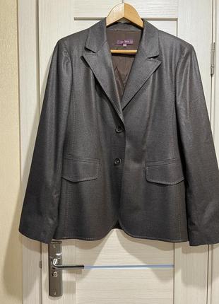 Пиджак из шлифованной шерсти1 фото