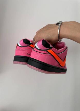 Nike sb dunk  powerpuff girls “blossom” premium7 фото