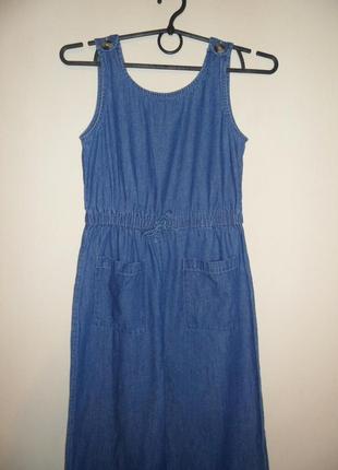 Комбинезон джинсовый