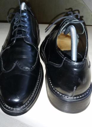 Кожаные черные туфли lloyd (неместя) размер 44 -44,5, полнота f4 фото