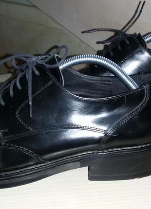 Кожаные черные туфли lloyd (неместя) размер 44 -44,5, полнота f5 фото