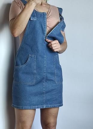 Джинсовое платье сарафан noisy may 2