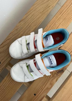 Белые детские кроссовки adidas для девочки белые весенние кроссовки адидас 352 фото