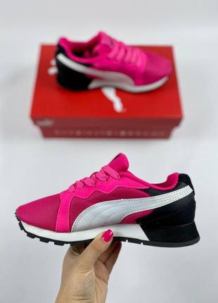 Кросівки puma fast жіночі puma cali рожеві adidas iniki весна adidas campus nike air max, adidas samba, nike jordan 1, nike huarache4 фото