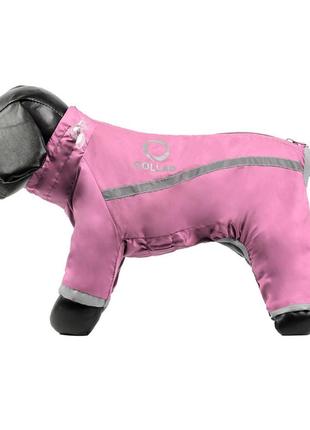 Дождевик collar для собак, m 48 (бультерьер, шарпей, стафф) розовый2 фото