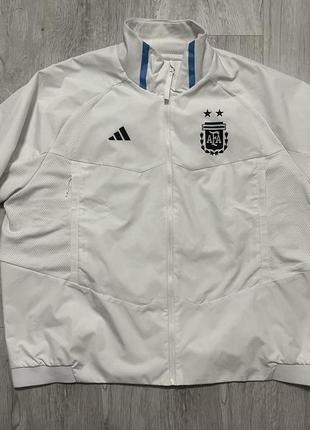 Футбольна куртка argentina adidas2 фото