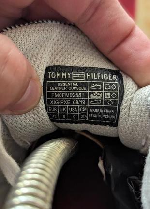 Кожаные кроссовки tommy hilfiger размер 41-42 оригинал5 фото