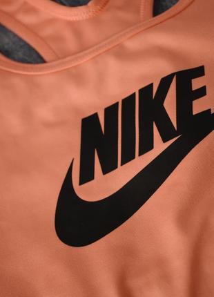 Яркий розовый-оранжевый топ nike dri-fit s3 фото