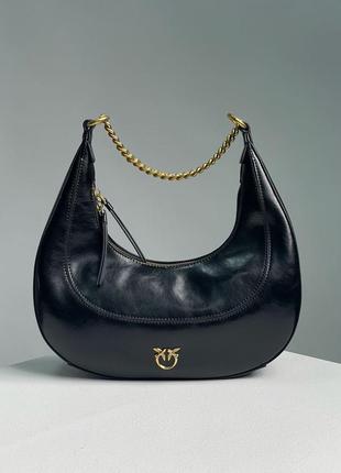 Классическая сумка для девушек, женщин pinko в трендовом дизайне натуральна преим кожа качество пинка