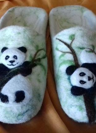 Тапочки домашниетапки домашні тапочки валяні тапки тапки валяні з шерсті вовняні капці подарунки