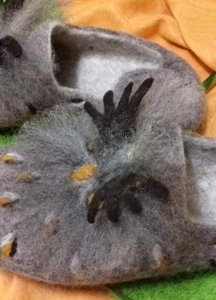 Тапочки домашниеtапки домашні tапочки валяные tапки тапки валяні з шерсті шерстяные тапочки подарки