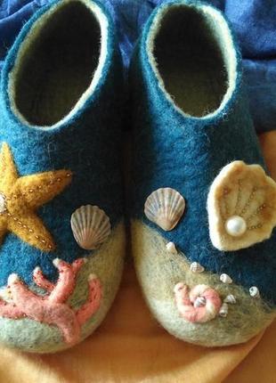 Тапочки домашниеtапки домашні tапочки валяные tапки тапки валяні з шерсті шерстяные тапочки подарки