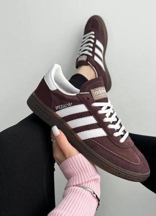 Жіночі кросівки adidas handball spezial 'shadow brown gum'