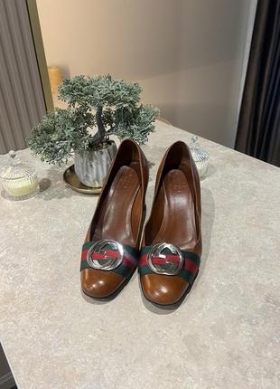 Винтажные туфли от gucci rare vintage редкая находка2 фото