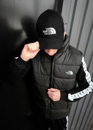 🔥жилетка the north face чорна 🔥3 фото