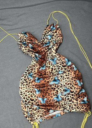 Маленькое сексуальное платье с бабочками2 фото