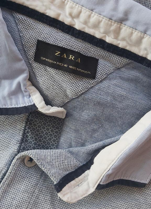 Футболка голубая качественная&lt;unk&gt; zara &lt;unk&gt; размер s5 фото