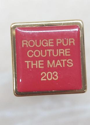 Помада для губ yves saint laurent rouge pur couture the mats #2032 фото