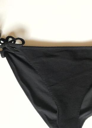 🌾 проданы стильные чёрные женские плавки на завязках h&m р.40/eur 483 фото