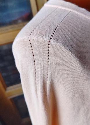 Красивый свитерик, реглан, коттон + шовк, персиковый цвет2 фото